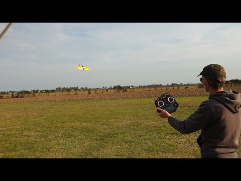 Explora Tailsitter VTOL - QLoiter test with wind (12 Km/h).