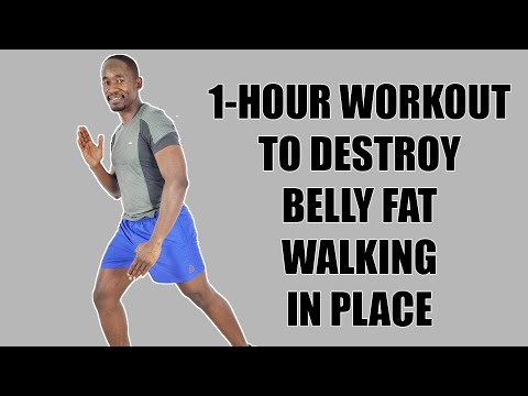 10000 Steps INTENSE Walk at Home Cardio Workout Melt 700 Calories