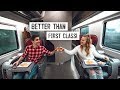 High Speed EXECUTIVE CLASS Train Ride Tour Food Review Venice Italy To Rome