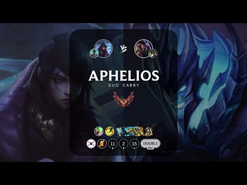 Aphelios ADC vs Draven - KR Grandmaster Patch 12.22