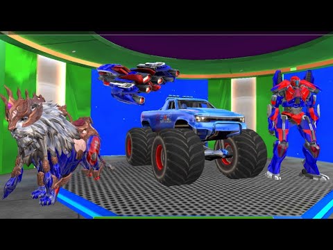 Space Robot Games Unlocked 13  , Lion Robot Car Game , David Gaming