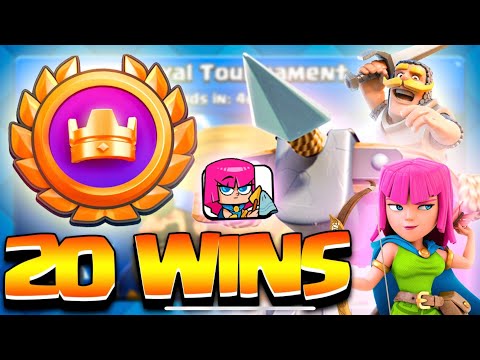FLAWLESS 20-0 IN THE ROYAL TOURNAMENT 🤩 - Clash Royale