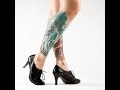 Красивые татуировки на ногах 