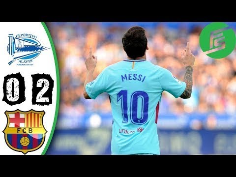 Deportivo Alaves vs Barcelona 0-2 - Highlights & Goals - 26 August 2017[Football]