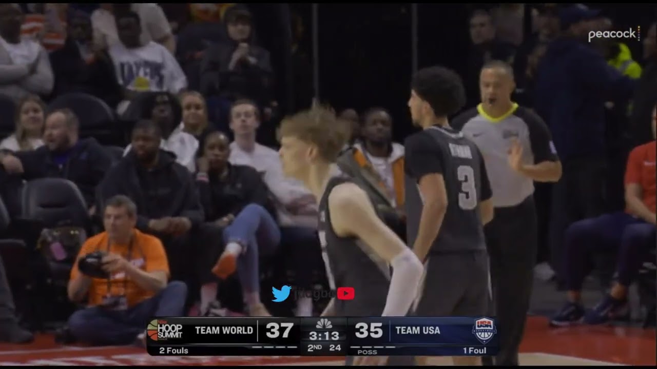 🇫🇮 Miikka Muurinen (7’0, 2007) | 10 PTS • 8 REB 🔥 Elite Athletic Forward vs USA Hoop summit 