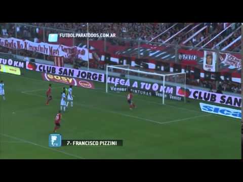 Gol de Francisco  Pizzini  Independiente 2-0 Atlético Rafaela