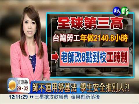 台南導師8點上班 學生安全誰顧?!