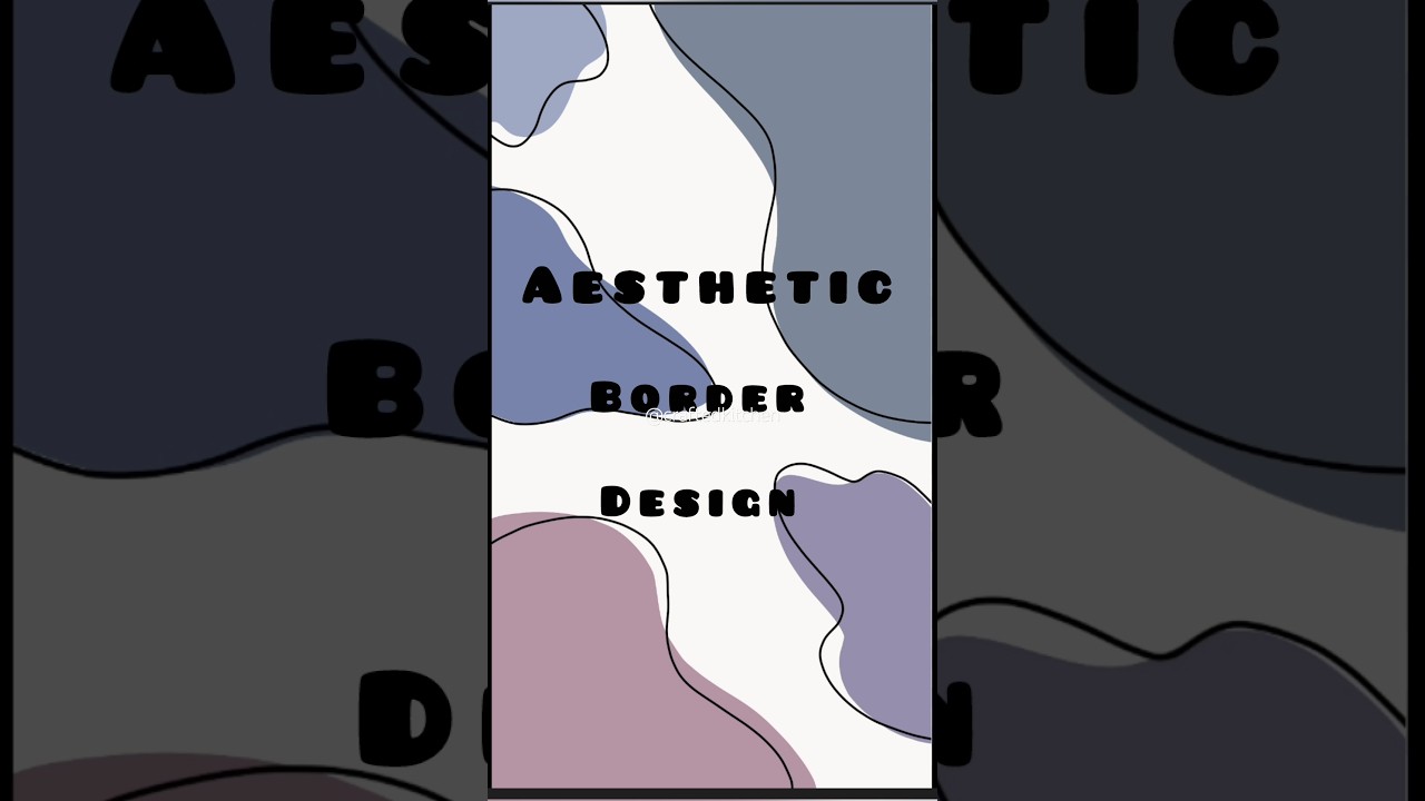 File project border design | aesthetic border design ideas | #trending #borderdecoration #shortsfeed