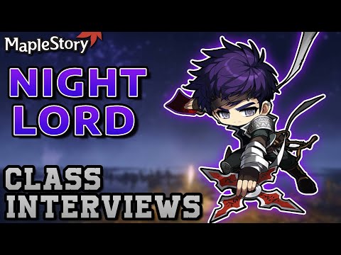 NIGHT LORD Class Interview w/ TRACE | Ranking ALL Maplestory Classes