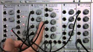 Video thumbnail for Amplitude Modulation with Doepfer A131 EXP VCA by Raul's World of Synths