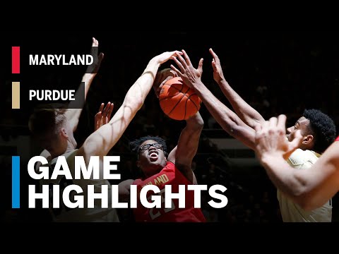 Highlights: Maryland at Purdue | Big Ten Basketball