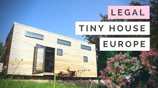 Tiny house built to meet building codes in EUROPE | France, Germany, Denmark, England..