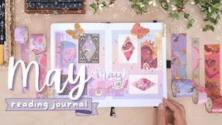 2022 May Reading Journal Setup Feat. The Washi Tape Shop | Book Journal Setup | Fairy Theme Bujo