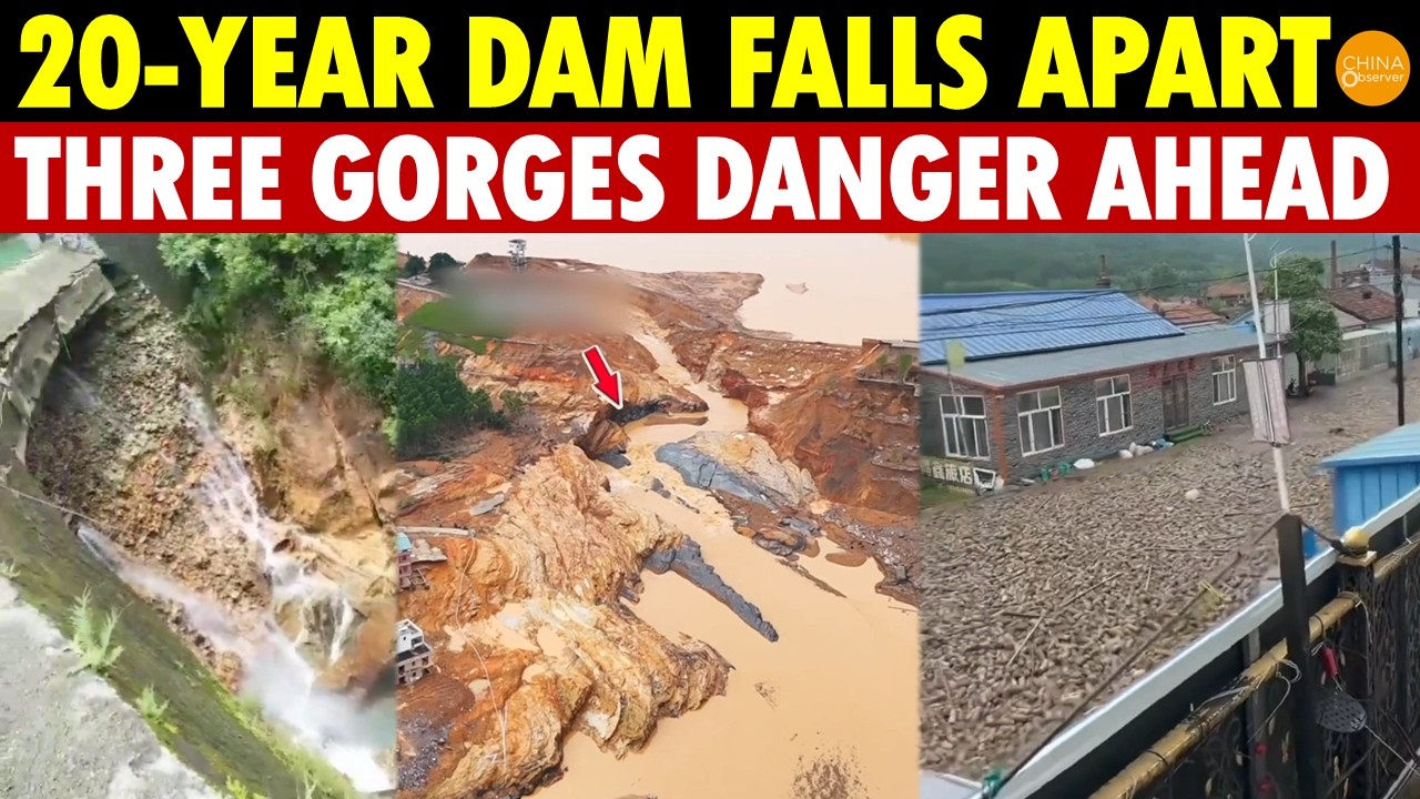 Only 20 Years Old, China Big Dam Collapses: $Millions Repairs Failed, Three Gorges Dam At Risk?