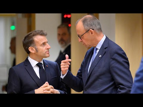 Pressekonferenz Bundeskanzler Merz und Frankreichs Präsident Macron auf dem Digitalgipfel | 18.11.25