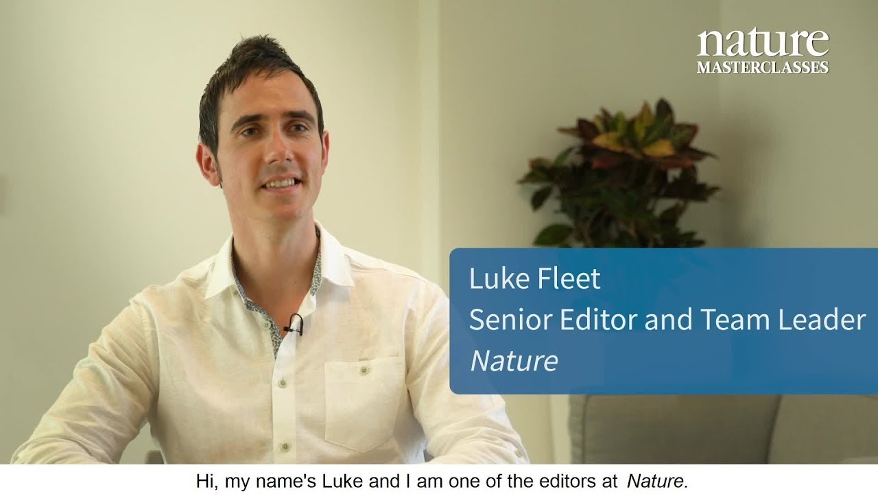 Luke Fleet; Research collaboration course from Nature Masterclasses