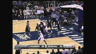 Villanova Vs Seton Hall February 2011 Highlights