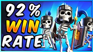 92% WIN RATE! UNBREAKABLE DEFENSE MORTAR DECK — Clash Royale - Deck Guide by SirTagCR