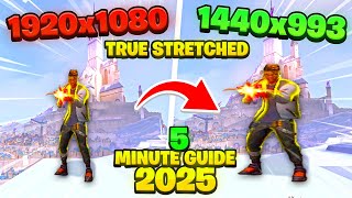 The Ultimate VALORANT TRUE STRETCHED Resolution Guide (2025)