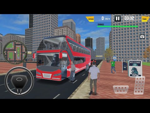 Euro Coach Bus City Extreme Driver - Android Gameplay