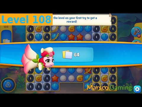 Fishdom – Level 108 | Match-3 Puzzle