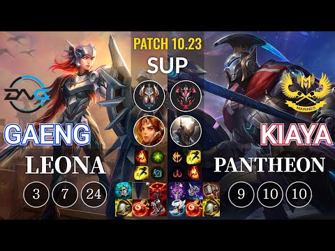 DFM Gaeng Leona vs GAM Kiaya Pantheon Sup - KR Patch 10.23