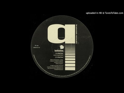 Institution -- It's Not Over (Andrew Livingstone Remix)