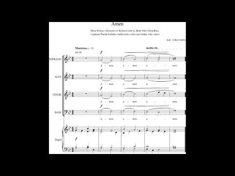 Ľuboš Gabčo - Slávnostné Amen (Zbor Vox cantoris)