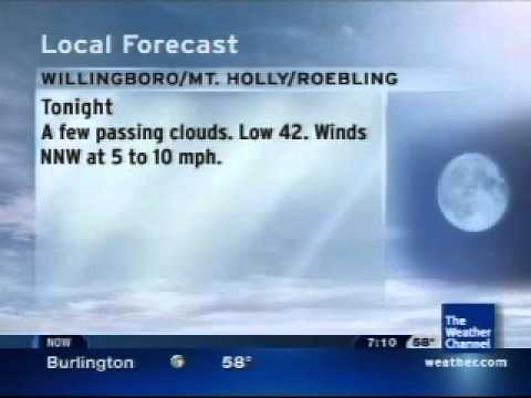 Local Forecast - 10/11/09 - 7:08pm