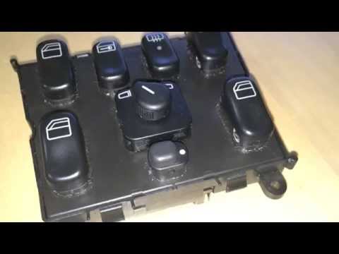 Mercedes ML W163 window switches assembly