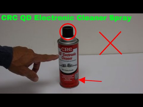 ✅ How To Use CRC QD Electronic Cleaner Spray Review
