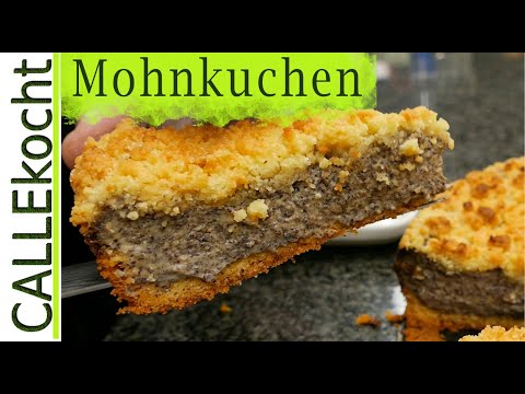Saftiger Streusel - Mohnkuchen selber backen - Das Rezept