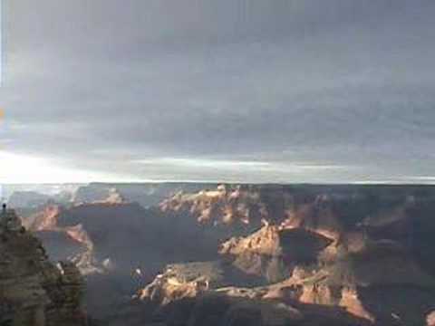 Grand Canyon - Sun Breaking Through Clouds