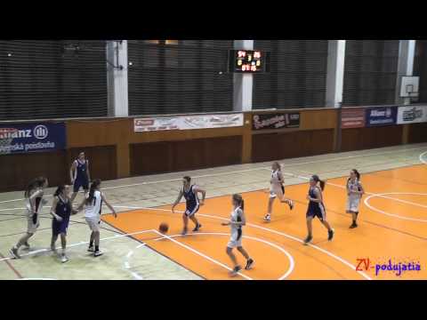 BK ZŠ Zvolen - BK Petržalka 89:58 (žiačky 1999)