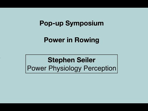 Power in Rowing Symposium: Stephen Seiler