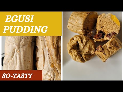 HOW TO MAKE CAMEROONIAN EGUSI PUDDING// SOLISHY// SO-TASTY