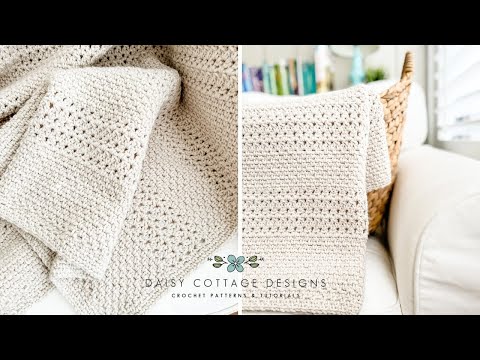 Cobblestone Pathways Crochet Blanket Tutorial