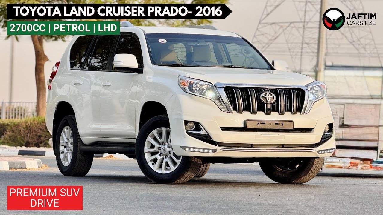 تويوتا برادو GOOD CONDITION | PETROL | 2.7L | LEFT-HAND-DRIVE | AUTOMATIC TRANSMISSION | 360 VIEW CAMERA video