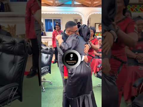Wow happy moments between Apostle Kantanka children’s #talkativesavenue