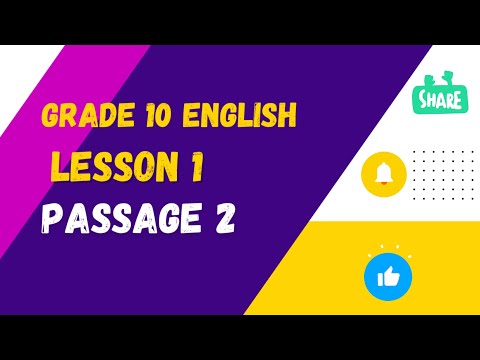 Grade 10 English Lesson 1 Hazrat Muhammad(P.B.U.H)An Embodiment of justice Passage 2/@Nida nawazish