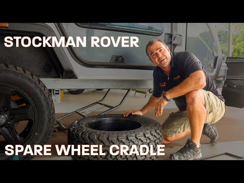 Master the Art of Changing a Tyre Off-Road with Stockman Rover's Revolutionary Cradle System!