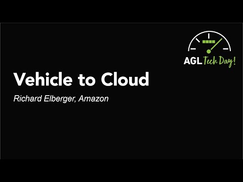 Vehicle to Cloud - Richard Elberger, Amazon