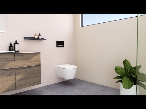 Geberit iCon seinä-WC asennus}
