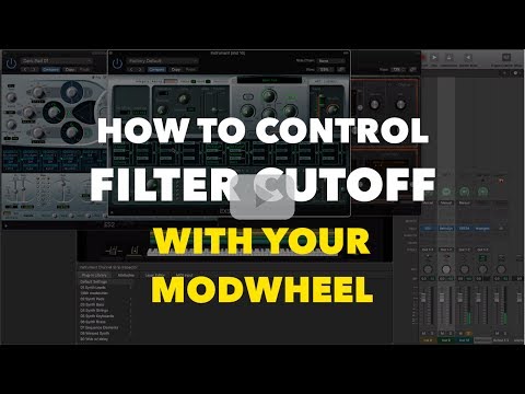 MainStage 3- How to Control Filter Cutoff w/ Your Modwheel