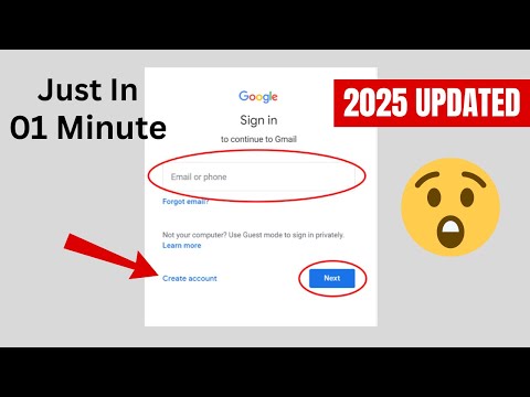 How to Create Gmail and Google Account on Laptop PC 2025 (Easiest Way)