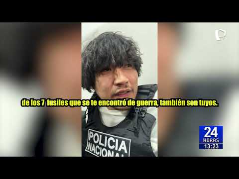 Erick Moreno Hernández, 'El Monstruo', desafía a la PNP tras captura:  “Condéneme"