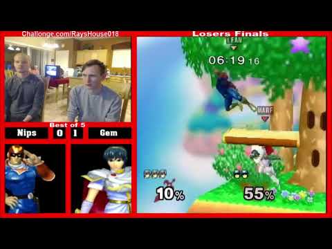 Nips (Captain Falcon) vs. Gem (Marth) - Losers Finals #018