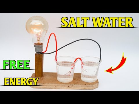 Free Electricity with Salt and Water / Free Energy From Salt water home made Generator / Free Energy