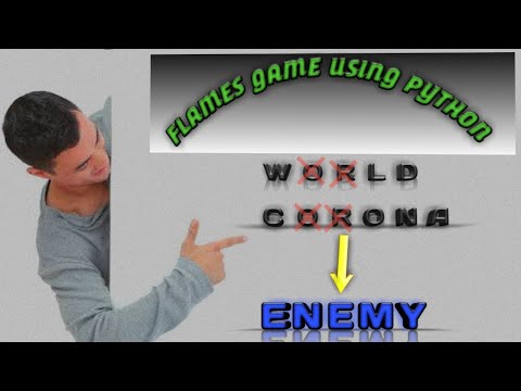 How To Create Flames Game Using Python Tkinter