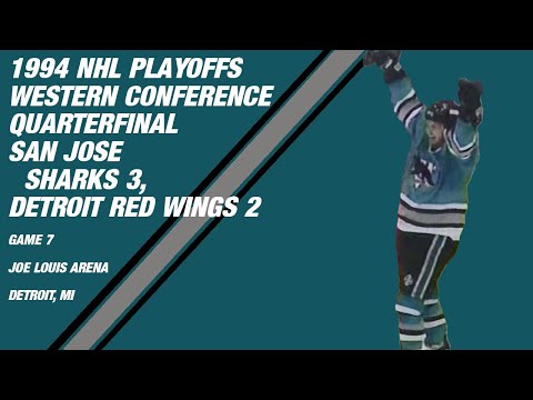 San Jose Sharks at Detroit Red Wings: Game 7, 1994 Western Conference Quarter-Finals
